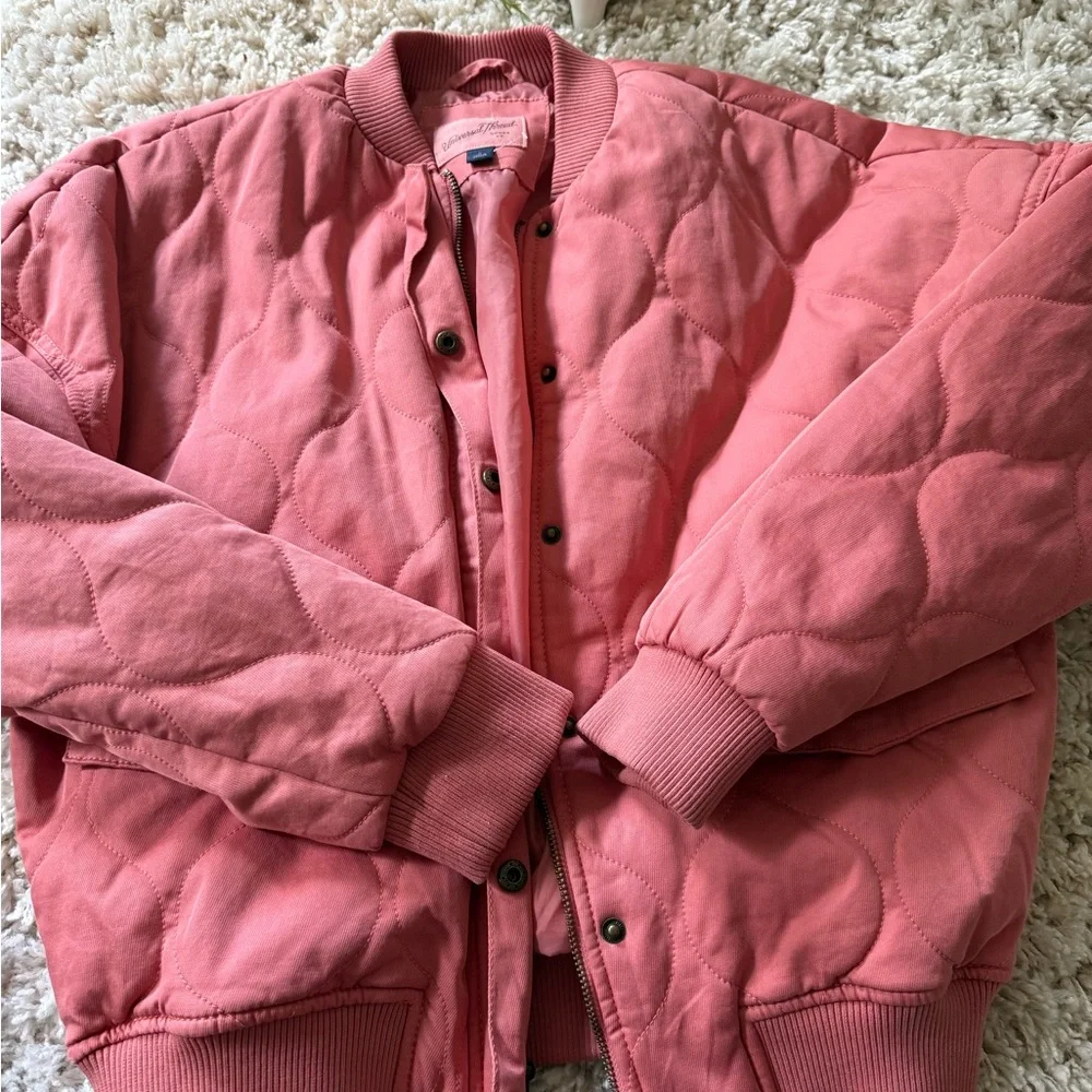 Universal Thread Pink Bomber Jacket - Picture 2 of 7